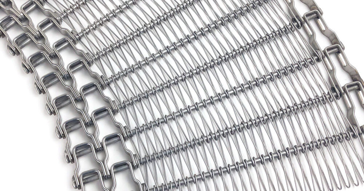 Space Saver Omni-Grid® | Metal Lotension Conveyor Belts